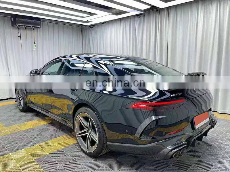 Runde Top Quality For Mercedes-Benz AMG GT50 GT53 Upgrade Brabus Style Carbon Fiber Body Kit Front Lip Rear Diffuser Spoiler