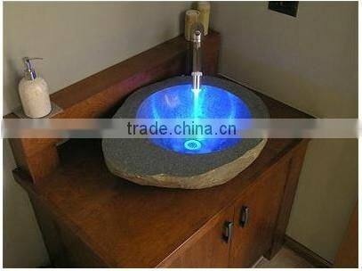 2014 Automatic Bathroom LED Faucet Light / LED Tap Light / Sensor Faucet