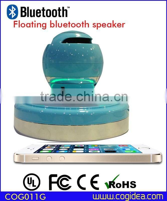 Round magnetic suspension levitation bluetooth speaker