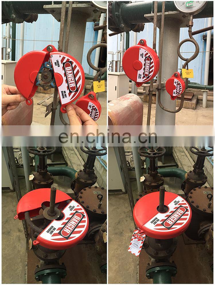Super September High Security PP Plastic Safety Gate Valve Lock Lockout Device