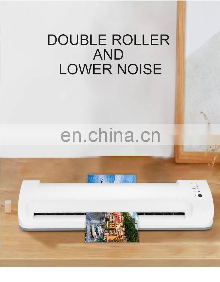A3 A4 Photo PVC Card Laminating Machine Hot Cold Laminator Machine Home School Office Laminator Machine