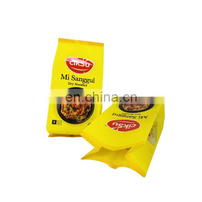 Custom Printed Food bag Dampproof Instant Noodle Bag Window Stand Bag