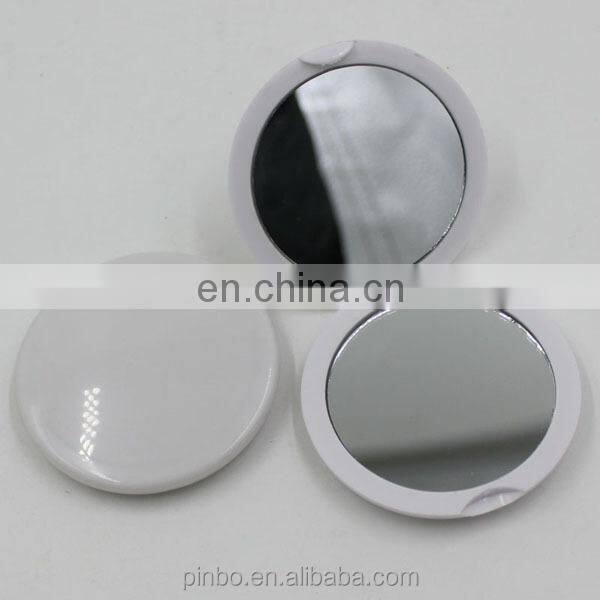 Pocket Mirror Small Plastic Folding Round
