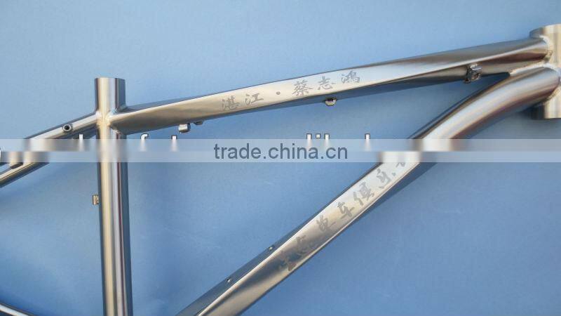 2014 China cheap titanium bike frame