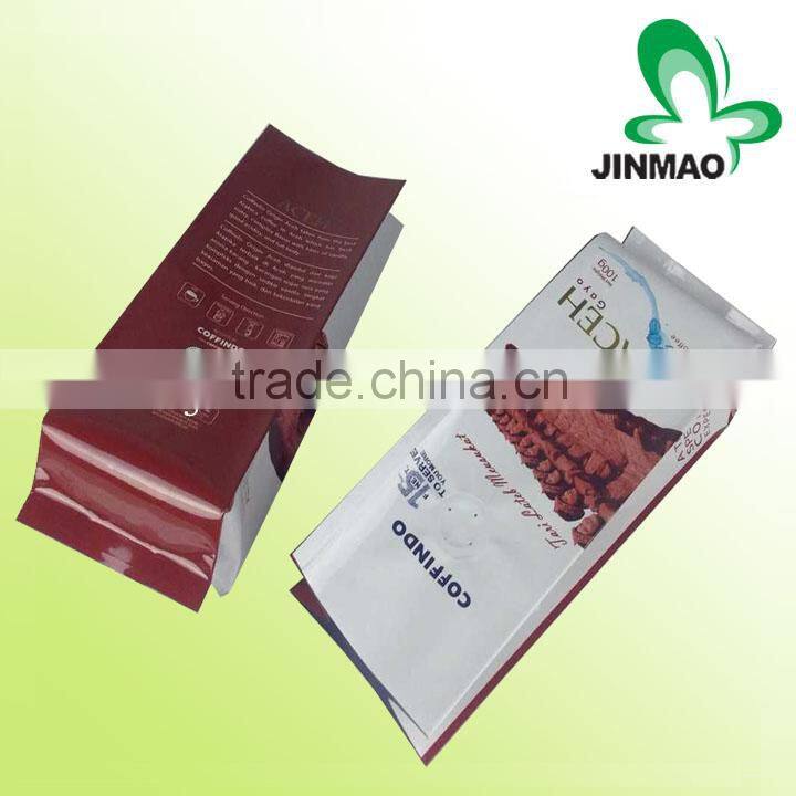 Misture proof side gusset coffee bags packing