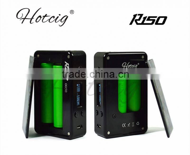 150W vape mod Hotcig R150 / Hotcig R 150 with the first water proof chip, abalone cover changeable