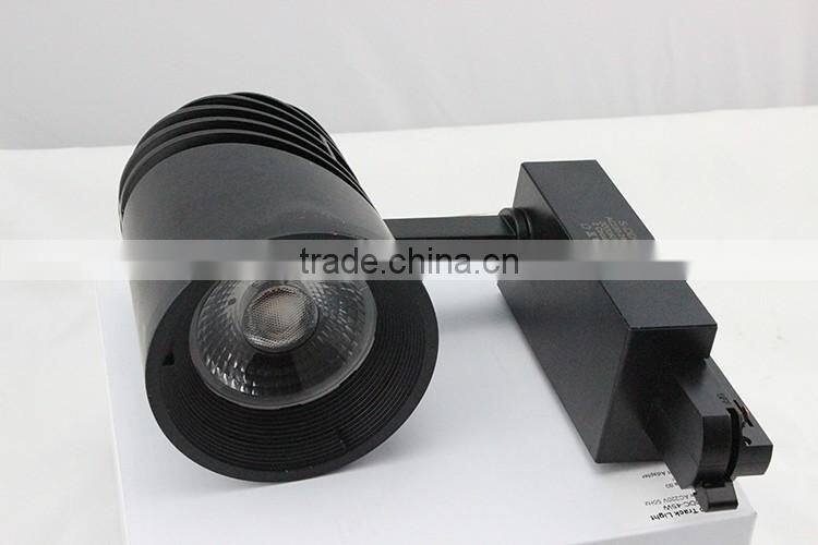 two wire CE ROHS 90lm/w 3000k 45w cob ceiling spot led track light for showcase Gleeson