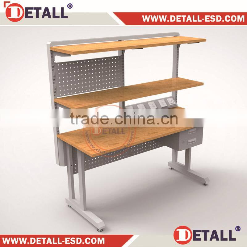 Wooden lab work desk for high school (Detall)