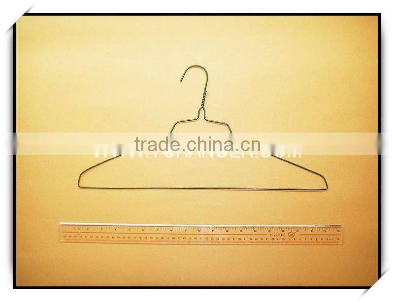 Gold Tone Big Metal Dry Cleaner Wire Hanger(GT-BM18H)