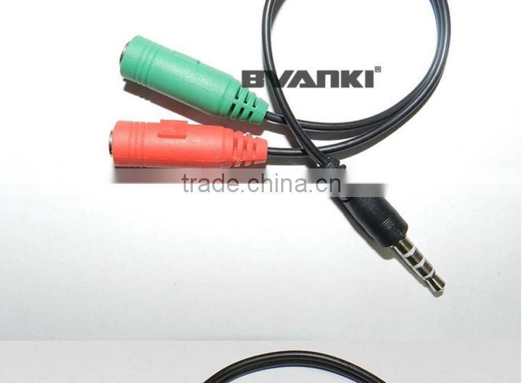 new products 2016 3.5mm jack 1male to 2 female car aux audio usb cable audio cable bulk buy from china free samples