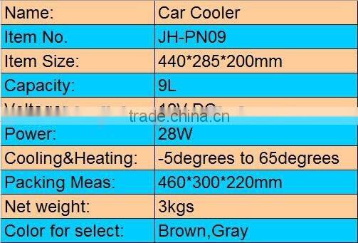 new fashion 12V car cooler,car fridge,portable thermoelectric cooler