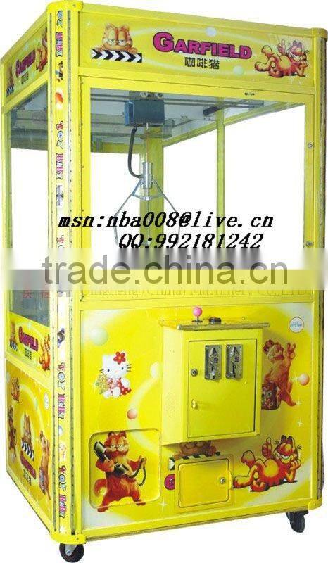 cion operated toys crane machine/gift game machine