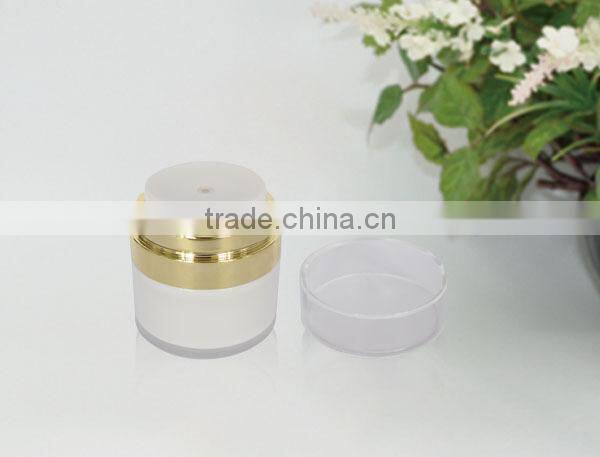Popular 15g 30g 50g Plastic Airless Cream Jar for Moisturizer, Whitening Bottle