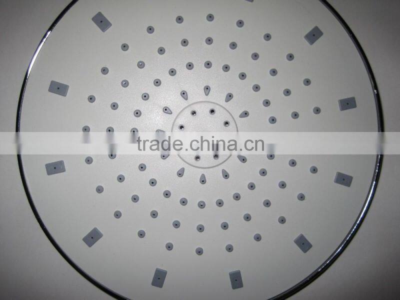 Luxury chromed ABS round overhead head shower