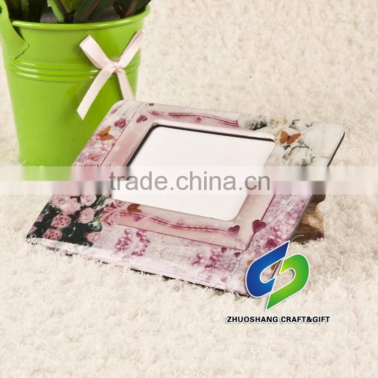 New Arrival Sublimation customed fridge magnet photo frames/beautiful scenery fridge magnet sticker