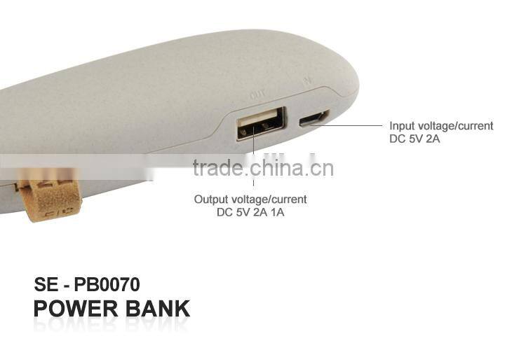 2015 novelty anti-scratch Promotional Mini lovely stone/rock power bank for samsung and iphone 6/6plus