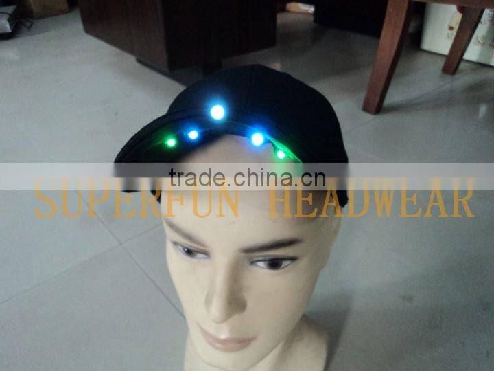 cheap cotton LED baseball caps