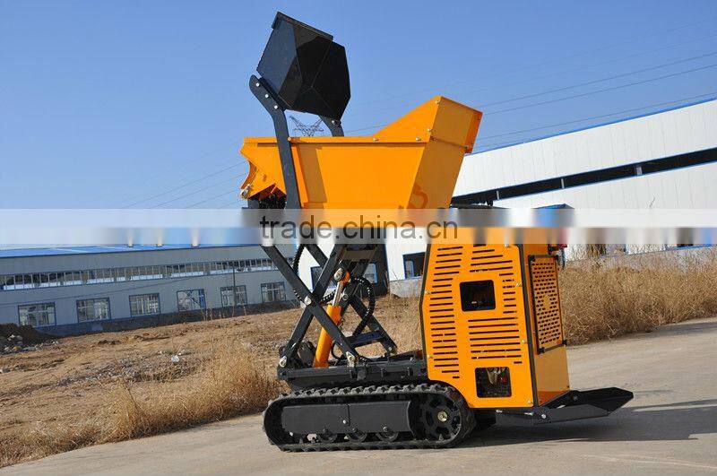 track dumper,load 500kgs,hydraulic transmission,1447mm ultrahigh dumping height