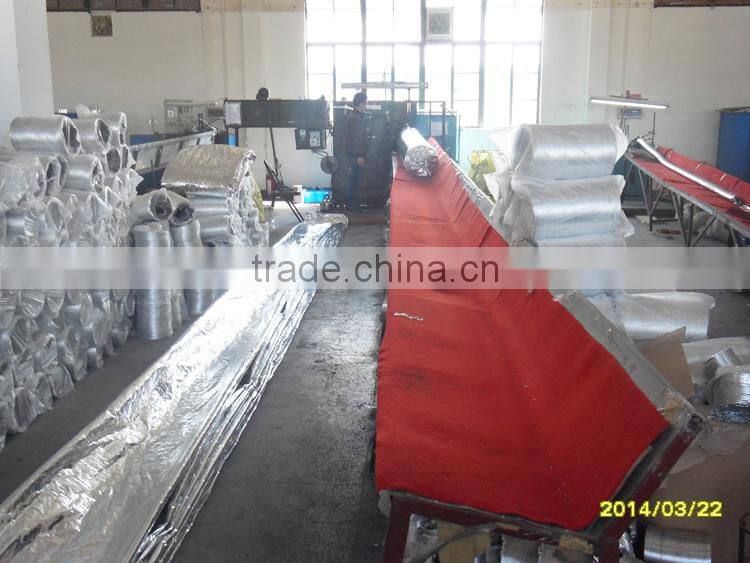 Single Layer Acoustic Insulated Flexible Air Duct for HVAC Systems / Aluminum Flexible Air Duct