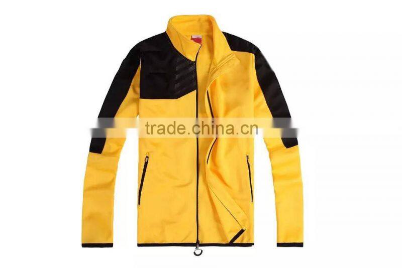China custon made printed Breathabel polyester zip up soccer jacket Sports Jacket