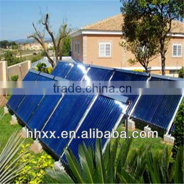 vacum tube solar collector project for swimming pool