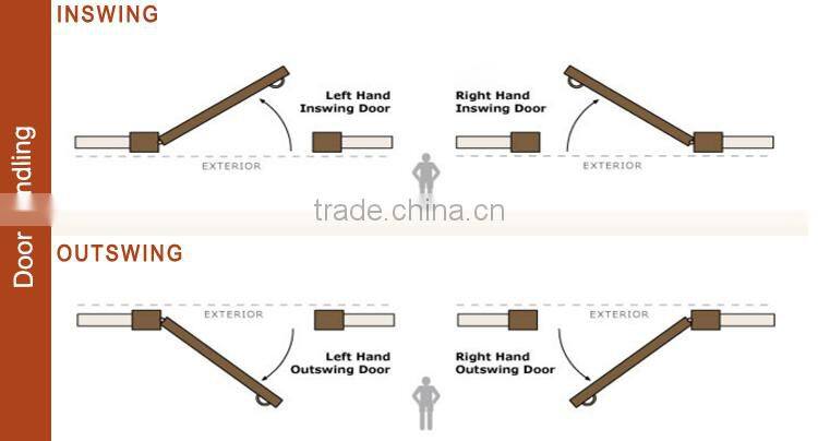 china new design single swing door two color smooth surface solid wood door image for interior