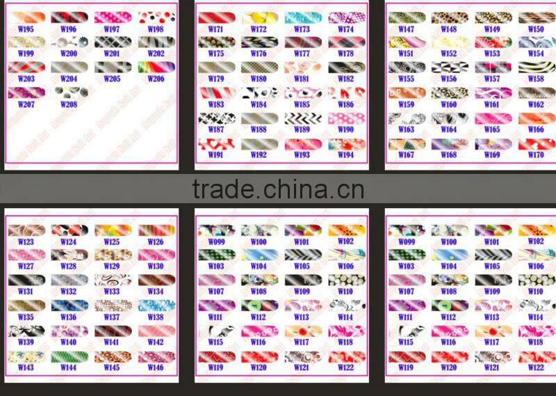 NEW MINX Style Nail Foils Art Decoration Nail Patch Stickers (528 style)