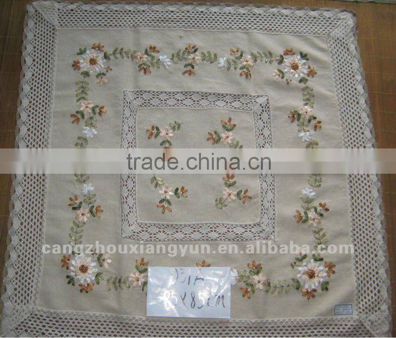 Embroidered Jacquard table runner table cloth