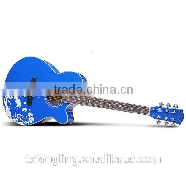 Blue Color Guitar Musical Instrument (TL-0038)