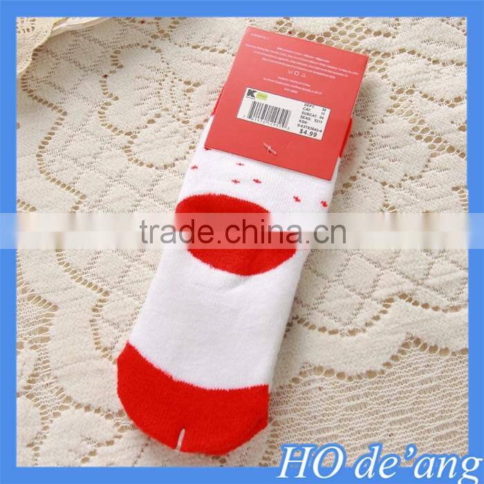 Hogift hot selling baby socks thick warm terry socks combed cotton Christmas baby socks MHo-198