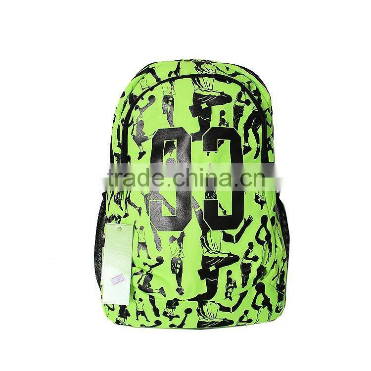 Fashion school sublimation printing floral laptop backpack