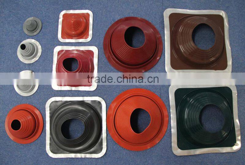 Different color/material metal roof flashing