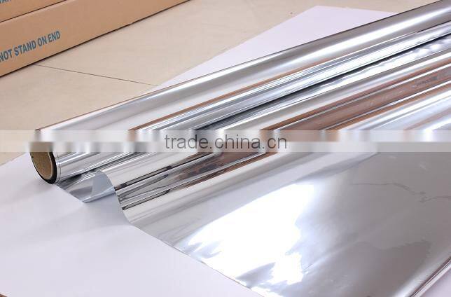 self adhesive film full body sliver mirro with size 1.52x30m each roll