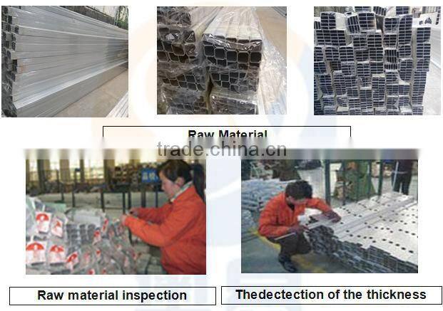 YK Sell well strong folding lightweight aluminum extension 2 layers ladder with EN131