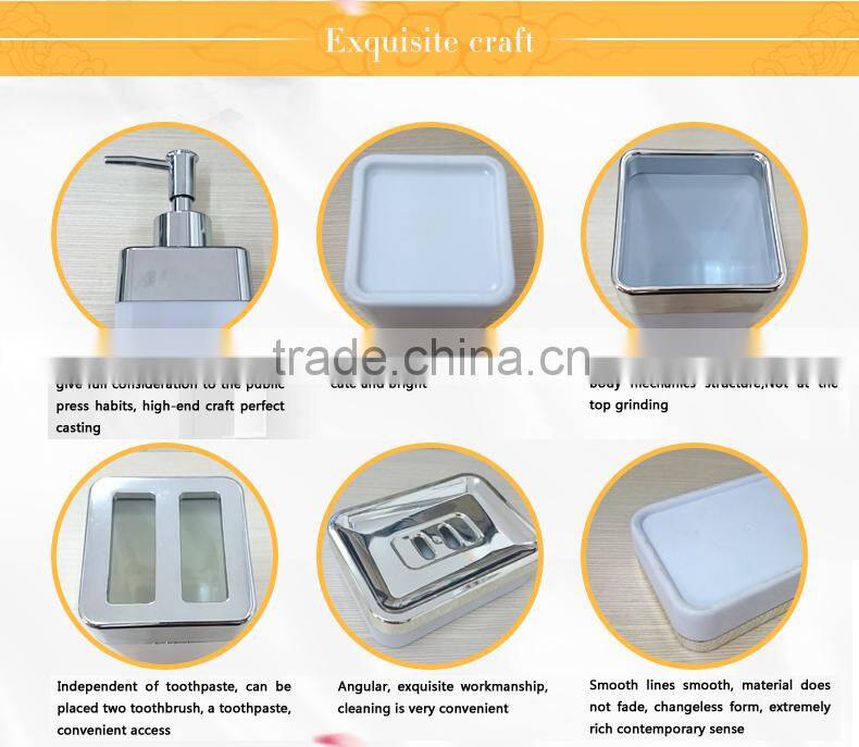 hot selling 5pcs high quality plastic bathroom sets
