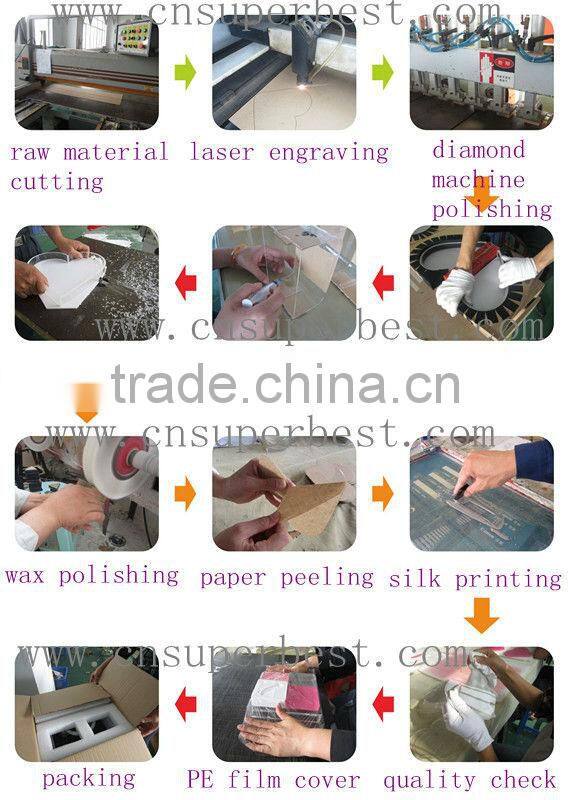 Acrylic Snowflake Christmas Tree Decorations set of 3