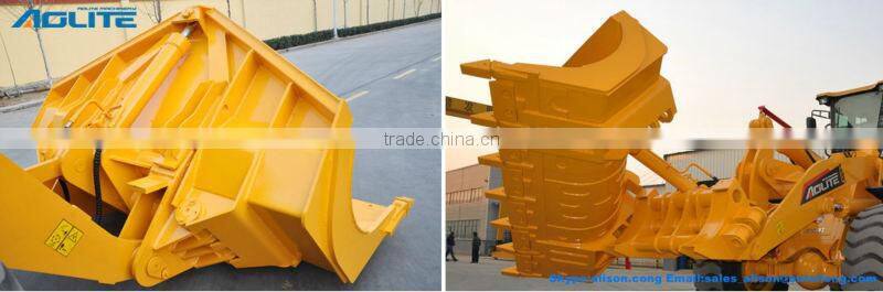 stone bucket loader with 5000kg rated load