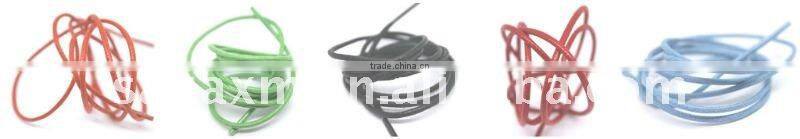 5mm cotton round thick brown leather shoelaces