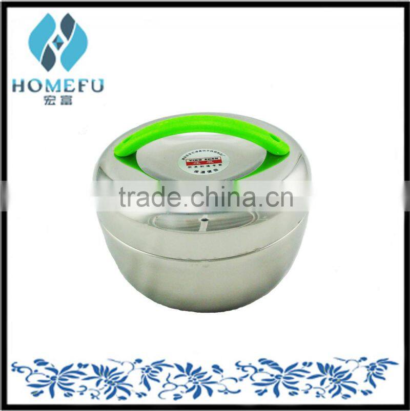 hot new products for 2015 wholesale dinnerware of stainless steel serving rice bowl with lid