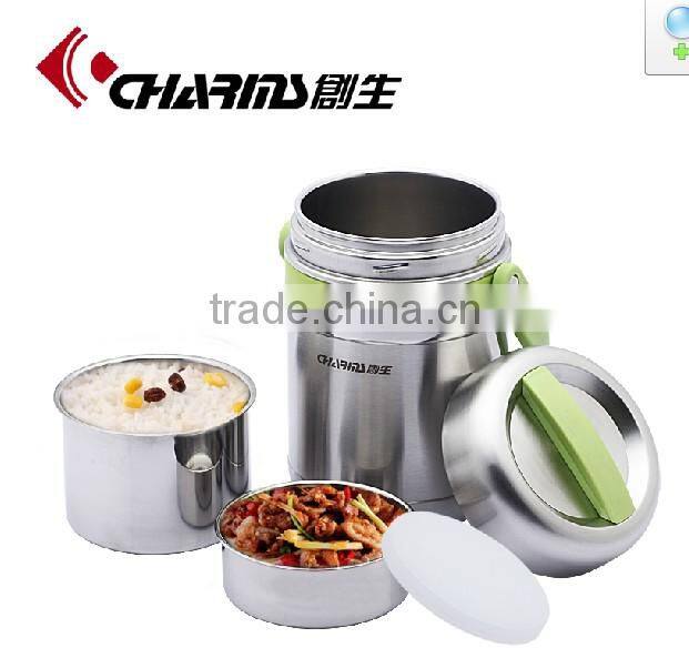 2016 Best Selling Stainless Steel Food Storage Containers with Lids/Meal Prep Container Food Storage