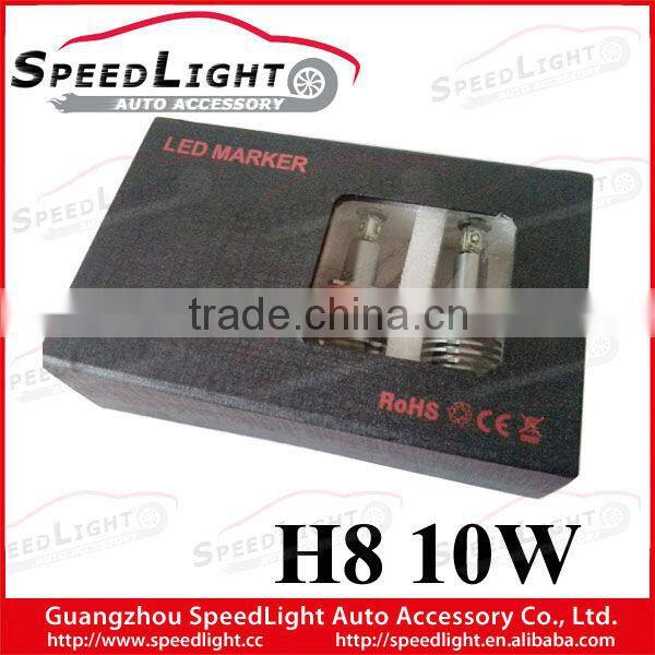 Popular 20W H8 LED Angel Eyes Headlights