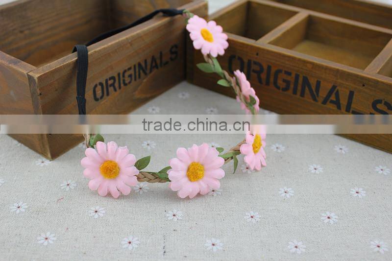 New fashion charming colorful flowers hairwrap Tokyo street style hairband