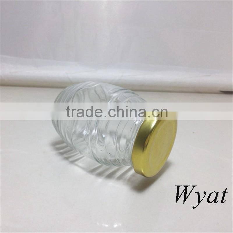 cheap ring design small glass jam jar 100ml glass honey preserve jars