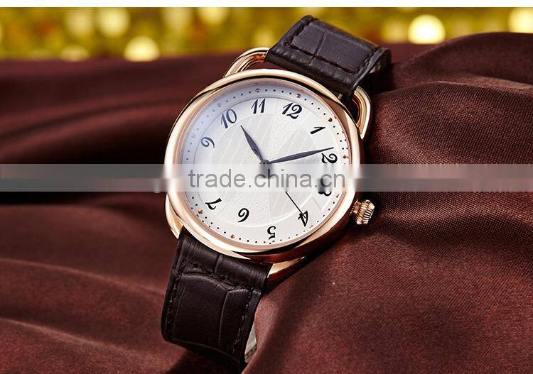 2016 best leather/nato frabic straps fashion couple watches gift set quartz couple watches