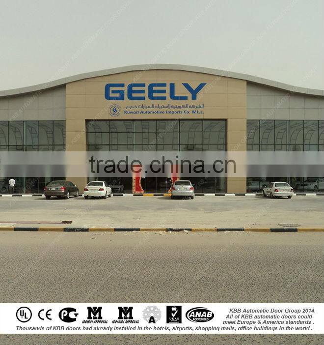 Kuwait Auto 4S shop , automatic sliding door , CE UL ISO9001certificate