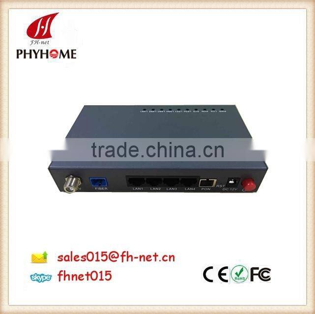 EPON ONU 2 Ethernet port +1VOIP/POTS compatible with huawei/zte OLT