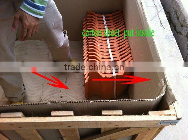 nature glazed japanese roof tile for private villa