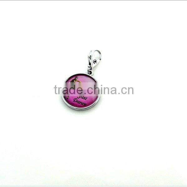 Circle sticker charm