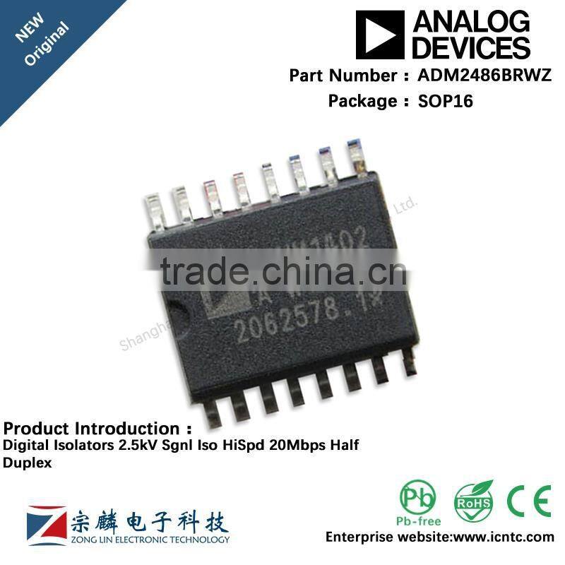Genuine original ADM2486BRWZ SOP16 SOP16 ADM2486 Digital Isolators