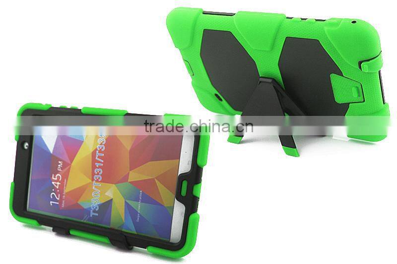 For Samsung Galaxy Tab 4 8.0 T330 heavy duty shockproof case with kickstand